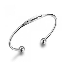 Stainless Steel Engraved Bangle