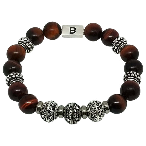 Burgundy Men's Premium Bracelet
