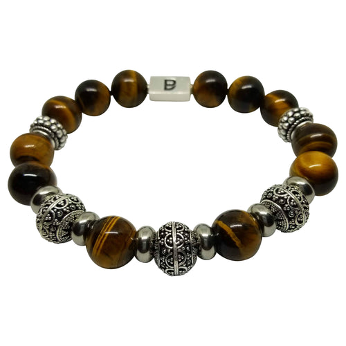 Brown and Silver Premium Bracelet
