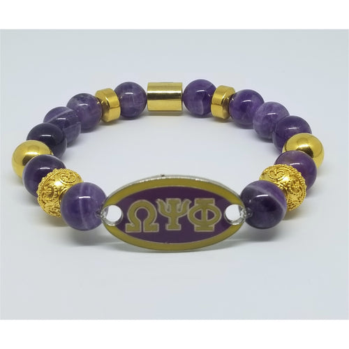 Omega Psi Phi Fraternity braclet.(Sold Out)