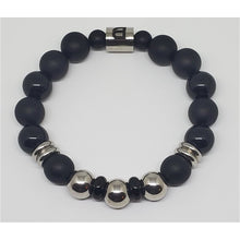 Black and Silver Base Bracelet