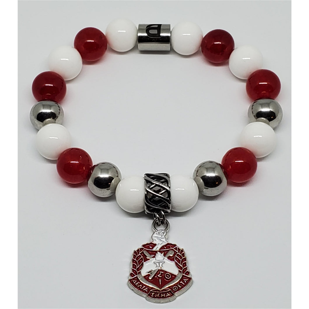 Delta White Bracelet