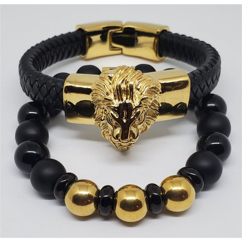 Gold Lion Stackable