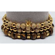 Brown bracelet shown for illustration only.