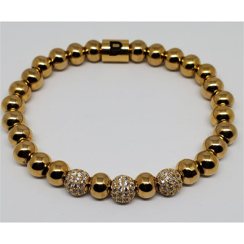 Single Gold Crystal Bracelet