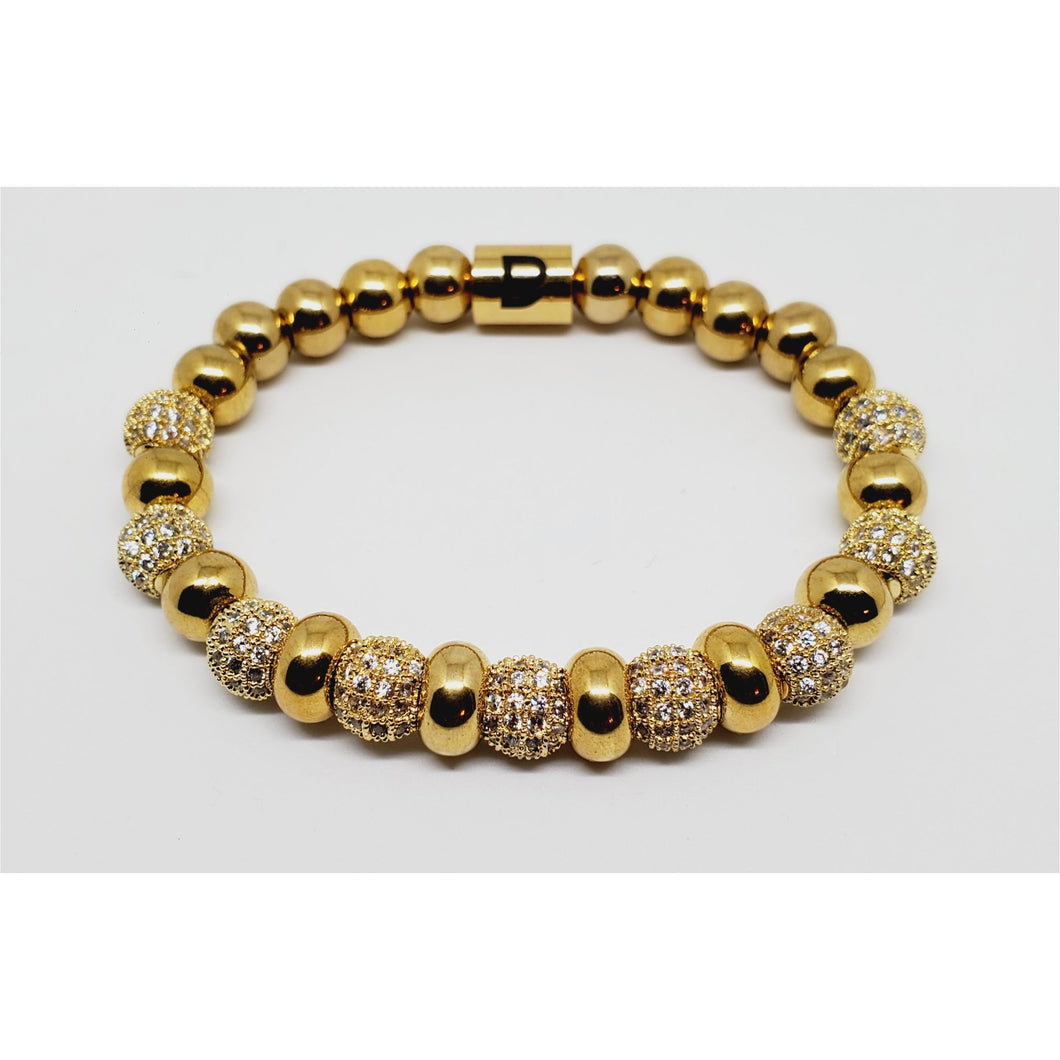 Gold Beauty Crystal Bracelet