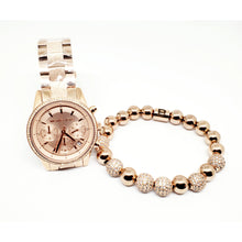 Rose Gold MK watch set and Child Butterfly Bracelet