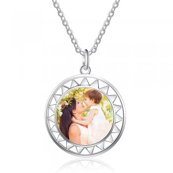 925 Sterling Silver Photo Necklace