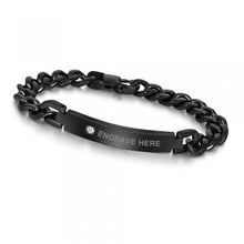 Titanium Engraved Bracelet