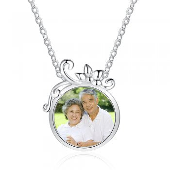 925 Sterling Silver Photo Necklace