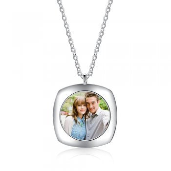 925 Sterling Silver Photo Necklace