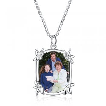 925 Sterling Silver Photo Necklace