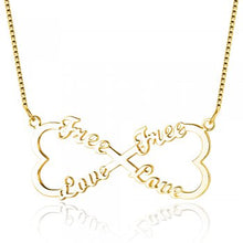925 Gold Sterling Silver Name Necklace