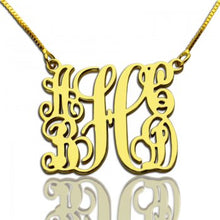 925 Sterling Silver 5 Letter Monogram Necklace