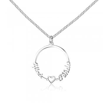 Personalized Two Name Necklace