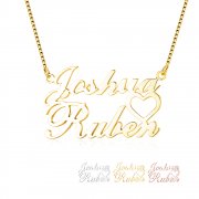 Personalized Two Name Necklace
