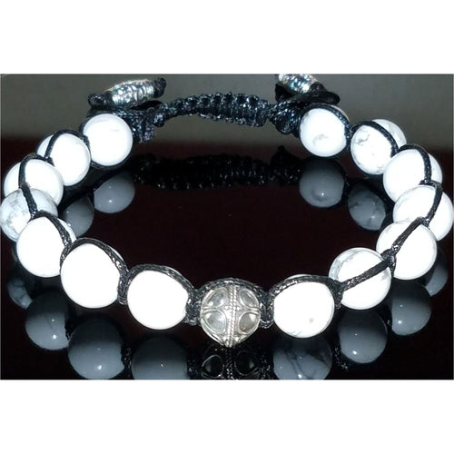 White Shamballa Bracelet